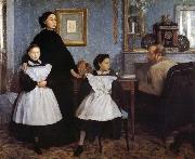 Edgar Degas Belury is family oil painting